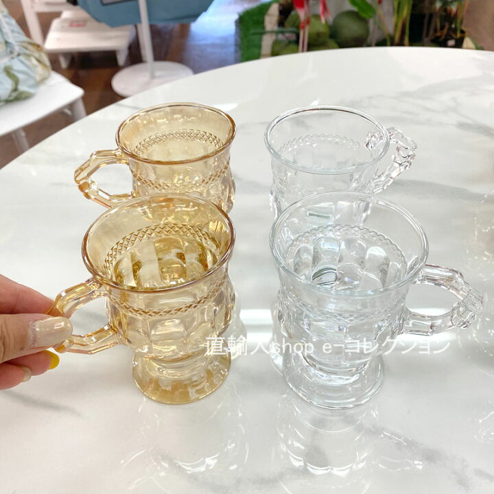 楽天市場】☆2025 NewYear お買得SALE!☆ ガラスカップ 4点セット 琥珀 