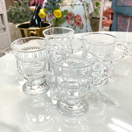 ★秋のインテリア大感謝祭★ ガラスカップ 4点セット 送料無料 琥珀色 透明 アイスティー アイスコーヒー…