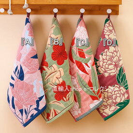 ★倉庫移転の為、総売り尽くしセール！★ 【ポスト投函便】 ガーゼタオル 赤ちゃん用としてもおすすめ ハンカチタオル お手拭きタオル ディッシュクロス キッチンタオル 布巾 ループタオル ループ付き 厚手 保育園タオル 幼稚園タオル ひも付きタオル 送料無料 両面使用