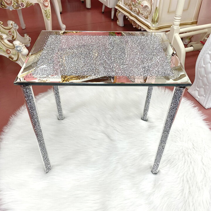 楽天市場】☆春の新生活応援SALE！☆ 幅44cm 高さ44cm ロココ ガラス製 
