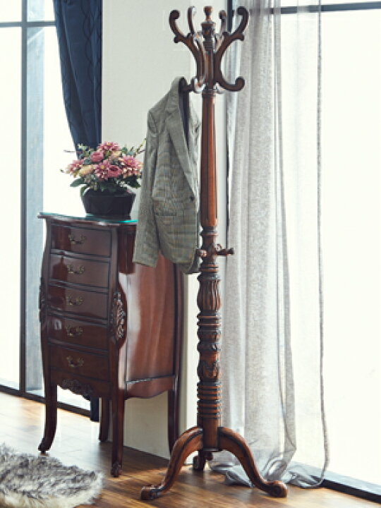 楽天市場 アジアン オリエンタル調 ブンガワンソロ マホガニーコートラック 送料無料 木製 回転 玄関 おしゃれ ポールハンガー ハンガーラック コートハンガー アンティーク 大人 洋服掛け 帽子掛け バッグ掛け スーツ掛け スタンド ブラウン 輸入家具 直輸入
