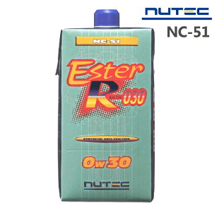 y݌ɂ莞[z NUTEC NC-51 1L / 20L 0w30 GWIC j[ebN Sw GXen \ J[ObY ԗpi ESTER RACING 
