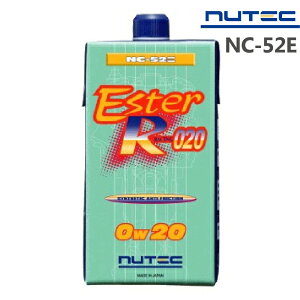 y݌ɂ莞[z NUTEC NC-52E 1L / 20L 0w20 GWIC j[ebN Sw GXen 4TCN \ J[ObY ԗpi ESTER RACING 020 