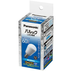 LDA7D-H-E17/S/6 パナソニック LED小型電球 昼光色 下方向 (E26)