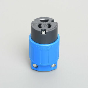 7114GNZ-BL �A�����J���d�@ ���~�` �R�[�h�R�l�N�^�{�f�B(�i�C�����J�o�[) �� �ڒn�`2P 15A 125V