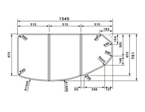 RLFK74KF9KKC パナソニック 断熱風呂フタ(短辺761×長辺1545:組みフタ:変形型) ホワイト (RLFK74KF9KK 代替品)