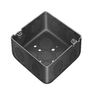 DS3744B パナソニック 塗装中型四角アウトレットボックス浅型 ブラック 中浅型