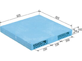 【メーカー直送】 法人様限定 R-808F サンコー プラスチックパレット 三甲 ライトブルー （プラパレ）