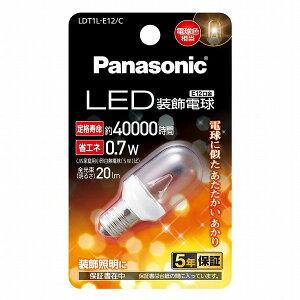 LDT1L-E12/C �p�i�\�j�b�N LED�����d�� �N���A�^�C�v �d���F 20lm (E12)