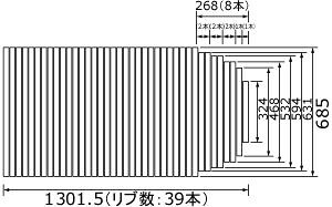 RL91052EC pi\jbN Ct^ 1301.5×685mm t^ ` ؂茇 (RL91052 pi)
