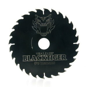 MAT-BT-125 山真製鋸 ブラックタイガー 外径125mm 木工用チップソー 替刃