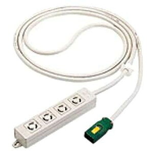 WFA6734HG �p�i�\�j�b�N �n�[�l�X�pOA�^�b�v(�L���u�^�C���P�[�u���t)�ڒn2P15A 125V���|4�R�� �O���[ 3m