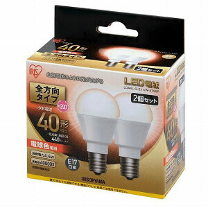 LDA4L-G-E17/W-4T52P �A�C���X�I�[���} LED�d�� 2�Z�b�g �d���F �S���� (E17)