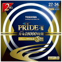 FHC27-34ED-PDZ-2P 東芝 丸形スリム蛍光灯 27+34形 昼光色 (GZ10q)