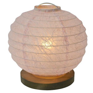 【メーカー直送】 B-10 彩光デザイン 和風スタンドライト fruits(フルーツ) 小倉流紙ピンク 白熱灯