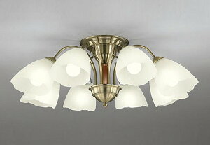 OC006918BR オーデリック シャンデリア 8灯 LED 調色 調光 Bluetooth 〜12畳