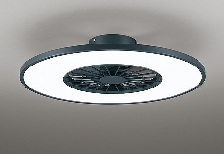 OL291439BR オーデリック シーリングファンライト 照明 DCファン付 チャコール LED 調色 調光 Bluetooth ～8畳のサムネイル