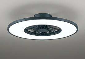 OL291439BR オーデリック シーリングファンライト 照明 DCファン付 チャコール LED 調色 調光 Bluetooth ～8畳