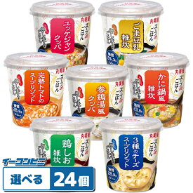 丸美屋 スープdeごはん 組み合わせ選べる24個 押し麦入り 雑炊 クッパ リゾット カレー