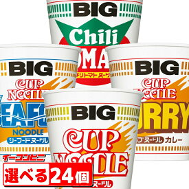 日清　カップヌードル　BIG(ビッグ)　組み合わせ選べる2ケース(計24個)　　カップ麺　ラーメン【送料無料(沖縄・離島除く)】