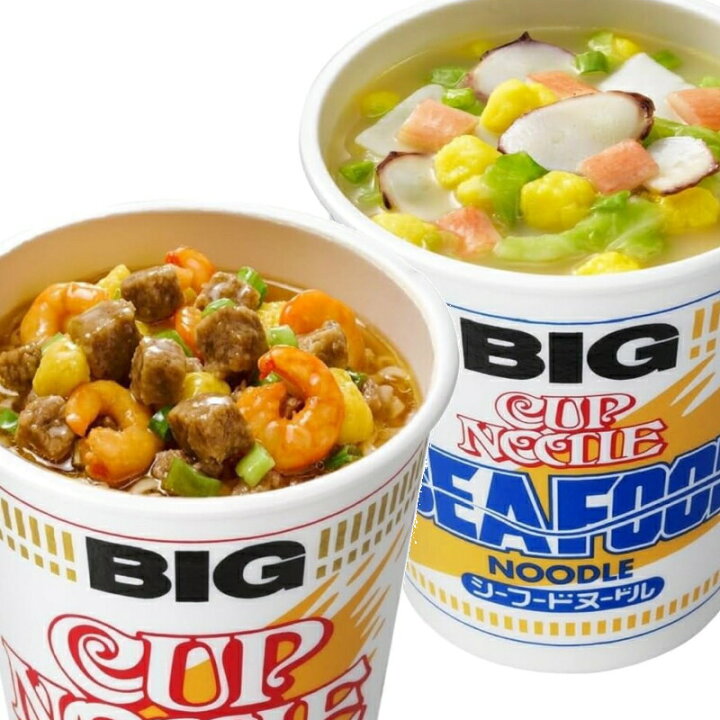 楽天市場】日清 カップヌードル BIG(ビッグ) 組み合わせ選べる2ケース 
