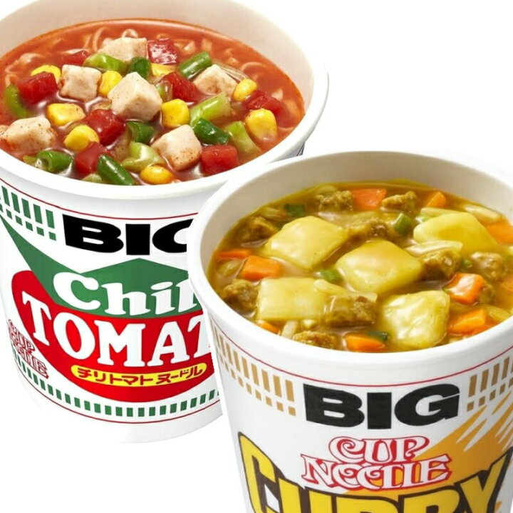 楽天市場】日清 カップヌードル BIG(ビッグ) 組み合わせ選べる2ケース 