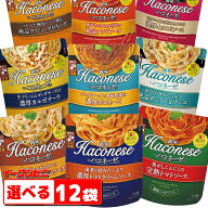 創味食品 ハコネーゼ 110g〜120g 組み合わせ選べる12袋 パスタソース 袋のままレンジで温め。