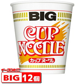 日清　カップヌードル BIG　1ケース（12個）　カップ麺　ラーメン　ビッグ 　【送料無料(沖縄・離島除く)】