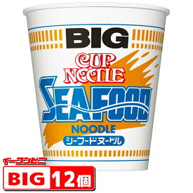 日清　シーフードヌードル BIG　1ケース 12個　　カップヌードル カップ麺　ラーメン　ビッグ【送料無料(沖縄・離島除く)】