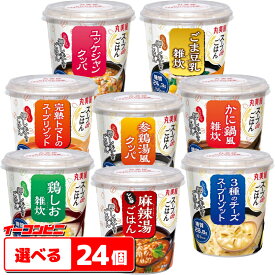 丸美屋 スープdeごはん 組み合わせ選べる24個 押し麦入り 雑炊 クッパ リゾット カレー