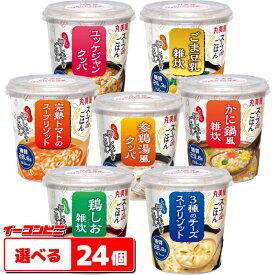 丸美屋 スープdeごはん 組み合わせ選べる24個 押し麦入り 雑炊 クッパ リゾット カレー