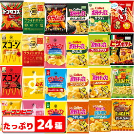 カルビー 湖池屋 スナック菓子 お楽しみ24袋セット お楽しみ ポテトチップス ポテチ