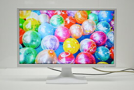 【傷あり】【黄ばみ】中古液晶モニター/23.8型ワイド液晶ディスプレイ　I-O DATA/アイ・オー・データ LCD-MF244EDSW【中古】