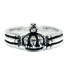 ロイヤルオーダー Royal Order クラウン&トリプルバンドリング Crown & Triple Band Ring