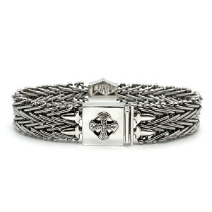 CI[_[ Royal Order VFuC Chevron Royale xFf[ uXbg Belveder Bracelet Plain Box Cross Diapave