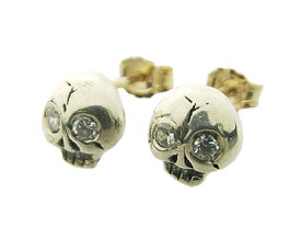 エキシビジョニスト Exhibitionist タイニースカルスタッドwアイピアス Tiny Skull Stud w Eyes 1PC