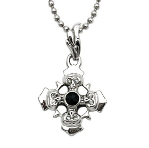 �G�L�V�r�W���j�X�g Exhibitionist �N���X�I��4�X�J��w�X�g�[���A�C�y���_���g Cross On 4Skull w Stone Eyes Pendant