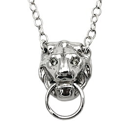 エキシビジョニスト Exhibitionist SMライオンネックレス SM Lion Neck w Chain Mail