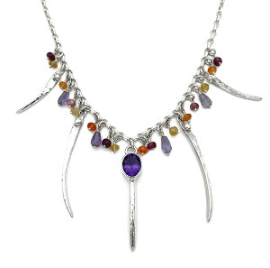 GLVrWjXg Exhibitionist ^tFU[lbNX Metal Feather Necklace