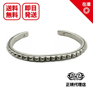 �y�����y�Ή��z�r���E�H�[�����U�[ Bill Wall Leather 40���N�A�j�o�[�T���[�X�p�C�N�o���O�� 40th Anniv Spike Bangle
