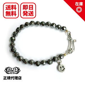 �y�����y�Ή��z�r���E�H�[�����U�[ Bill Wall Leather �}���`�����O�X�g�[���u���X���b�g �w�}�^�C�g Multi Link Stone Bracelet Hematite