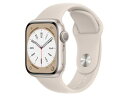 ★アップル / APPLE Apple Watch Series 8 GPSモデル 41mm MNP63J/A [スターライトスポーツバンド]【送料無料】