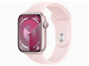 ���A�b�v�� / APPLE Apple Watch Series 9 GPS���f�� 45mm MR9H3J/A [�s���N/���C�g�s���N�X�|�[�c�o���h M/L]�y�X�}�[�g�E�H�b�`�E�E�F�A���u���[���z�y���������z