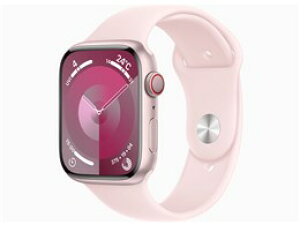 ���A�b�v�� / APPLE Apple Watch Series 9 GPS+Cellular���f�� 45mm MRML3J/A [�s���N/���C�g�s���N�X�|�[�c�o���h M/L]�y�X�}�[�g�E�H�b�`�E�E�F�A���u���[���z�y���������z
