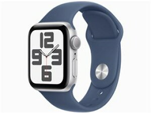 ���A�b�v�� / APPLE Apple Watch SE ��2���� GPS���f�� 40mm MXEC3J/A [�V���o�[�E�f�j���X�|�[�c�o���h S/M]�y�X�}�[�g�E�H�b�`�E�E�F�A���u���[���z�y���������z