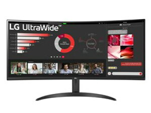 ��LG�G���N�g���j�N�X 3440×1440 21:9�Ȗʌ^�E���g�����C�h���j�^�[ 34WR50QK-B [34�C���`]�yPC���j�^�[�E�t���f�B�X�v���C�z�y���������z