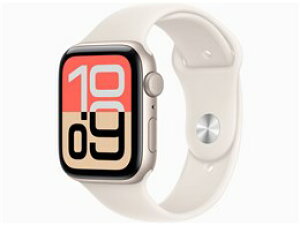���A�b�v�� / APPLE Apple Watch SE 3 GPS���f�� 44mm MEHJ4J/A [�X�^�[���C�g�X�|�[�c�o���h M/L]�y�X�}�[�g�E�H�b�`�E�E�F�A���u���[���z�y���������z