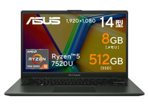 ���G�C�X�[�X ASUS Vivobook Go �~�b�N�X�u���b�N E1404FA-EB089W�y���������z