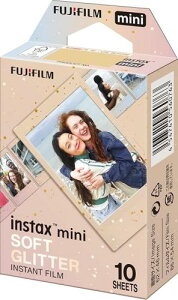 ���x�m�t�C����(FUJIFILM) �C���X�^���g�J���� �`�F�L�p�t�B���� 10���� �G�� (�\�t�g�O���b�^�[) INSTAX MINI S-GLITTER WW 1�y���������z