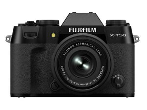 ��FUJIFILM / �x�m�t�C���� FUJIFILM X-T50 XC15-45mm�����Y�L�b�g ���p2����ݒ胂�f�� [�u���b�N]�y�f�W�^�����J�����z�y���������z